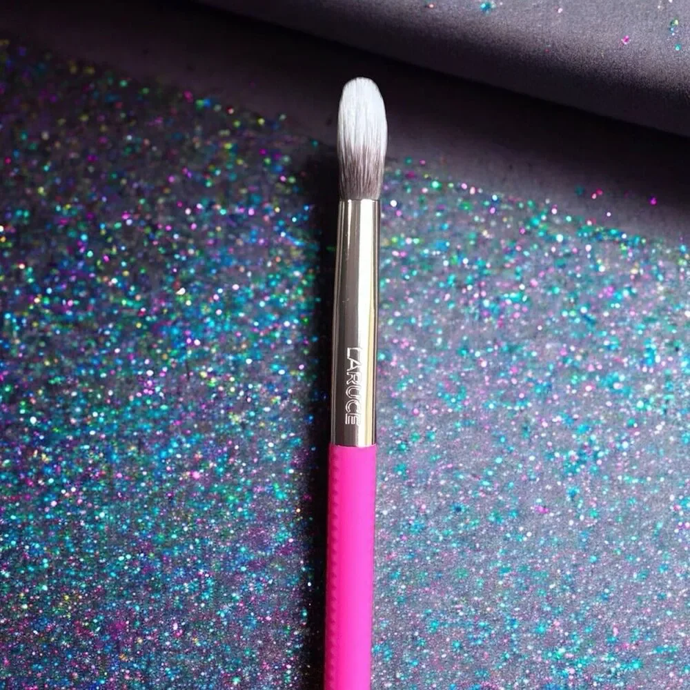 LARUCE BEAUTY Kayla 4-Piece Eye Makeup Brush Set in Pink New In Carrying Case